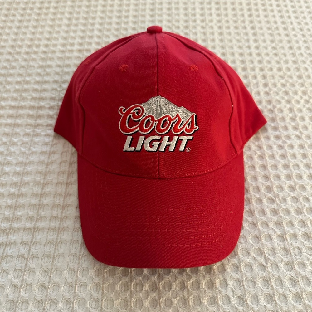 Coors Light Red Baseball Cap